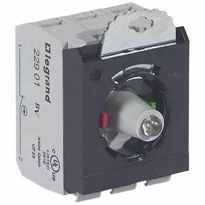 Osmoz compo - sous-ensemble bloc - t�te lum - � vis - 230V~ - NO+NF rouge (023014)
