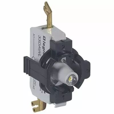Osmoz compo - sous-ensemble bloc - voyant - � languette - 12/24V~/= - blanc (023030)