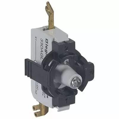 Osmoz compo - sous-ensemble bloc - voyant - � languette - 12/24V~/= - vert (023032)