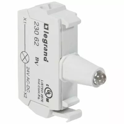 Osmoz bloc - t�te lum - � ressort - 12/24V~/= - vert (023062)