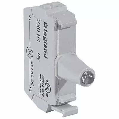 Osmoz bloc - t�te lum - � ressort - 12/24V~/= - jaune (023064)