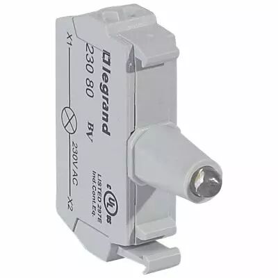 Osmoz bloc - t�te lum - � ressort - 230V~ - blanc (023080)