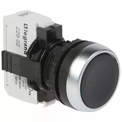 Osmoz complet non lum � impulsion - affleurant IP 66 - noir (023706)