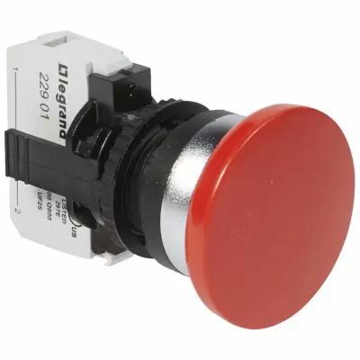 Osmoz complet non lum � impulsion - coup de poing IP66 �40 - rouge (023716)