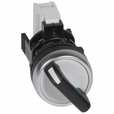 Osmoz complet non lum - bouton noir IP66 tournant � manette - 2 positions fixes (023730)
