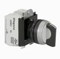 Osmoz complet non lum - bouton noir IP66 tournant � manette - 3 positions fixes (023731)