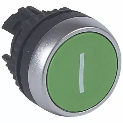 Osmoz compo - t�te non lum � impulsion - affleurant IP66 - vert marqu� ''I'' (023809)