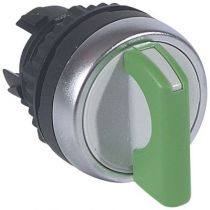 Osmoz compo - bouton tournant non lum - manette IP66 - 2 posit. fixes - vert (023902)