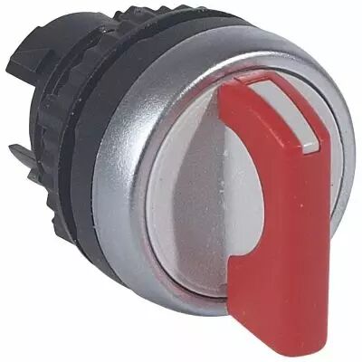 Osmoz compo - bouton tournant non lum - manette - 2 posit. fixes (0 � 12h) rouge (023905)