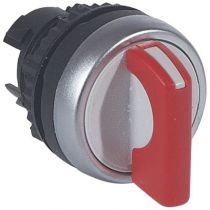 Osmoz compo - bouton tournant non lum - manette - 2 posit. fixes (0 à 12h) rouge (023905)