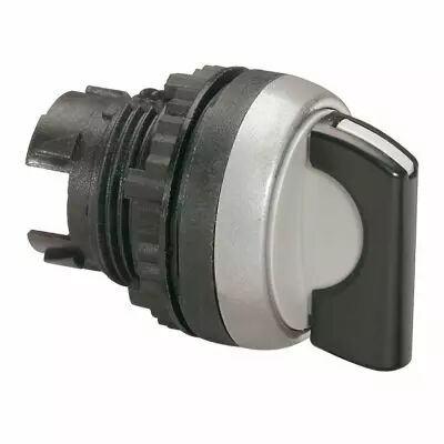 Osmoz compo - bouton tournant non lum - manette IP66-2 posit. rappel 45� - noir (023909)