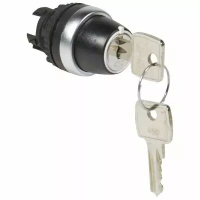 Osmoz compo - bouton tournant non lum - cl� - 2 posit. fixes - 45� (023950)