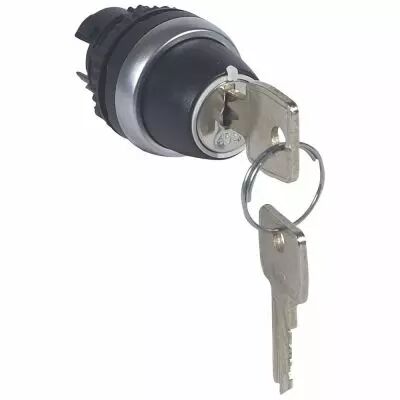 Osmoz compo - bouton tournant non lum - cl� - 2 posit. rappel centre - 45� (023952)