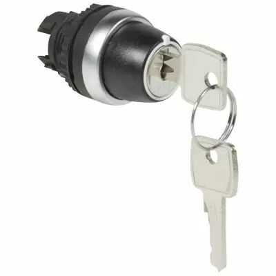 Osmoz compo - bouton tournant non lum - cl� - 2 posit. fixes ret cl� (0�12h) 90� (023955)