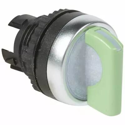 Osmoz compo - bouton tournant lum - manette - 2 posit. fixes - 45� - vert -IP66 (024032)