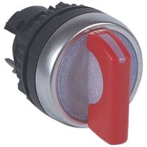 Osmoz compo - bouton tournant lum - manette - 2 posit. fixes - 45° (0à12h) rouge (024035)
