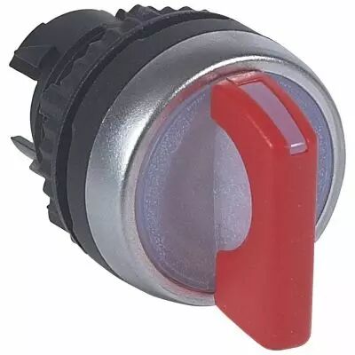 Osmoz compo - bouton tournant lum - manette - 2 posit. fixes - 90� - rouge (024041)