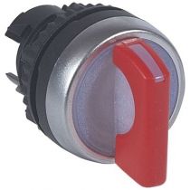 Osmoz compo - bouton tournant lum - manette - 2 posit. fixes - 90° - rouge (024041)