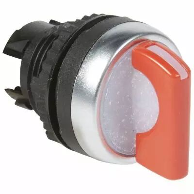 Osmoz compo - bouton tournant lum - manette - 3 posit. droites - 45� - rouge (024054)