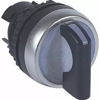 Osmoz compo - bouton tournant lum - manette - 3 posit. droites - 45� - noir (024056)