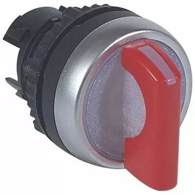 Osmoz compo - bouton tournant lum - manette - 3 posit. d et g - 45� - rouge (024057)