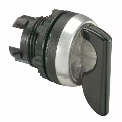 Osmoz compo - bouton tournant lum - levier - 2 posit. fixes - 45� - noir - IP66 (024060)