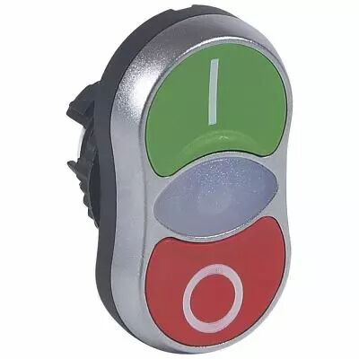 Osmoz compo - t�te lum - dble touche - affleurant/affleurant - vert/rouge -IP66 (024070)