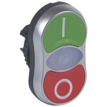 Osmoz compo - tête lum - dble touche - affleurant/affleurant - vert/rouge -IP66 (024070)