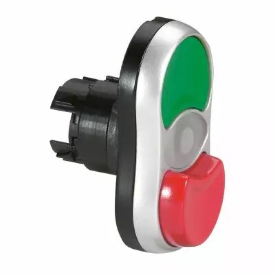 Osmoz compo - t�te lum - double touche - affleurant/d�passant - vert/rouge -IP66 (024073)