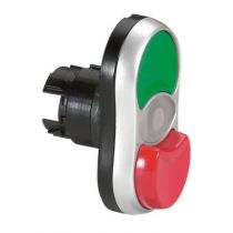 Osmoz compo - tête lum - double touche - affleurant/dépassant - vert/rouge -IP66 (024073)