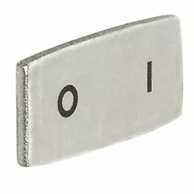 Osmoz �tiquette - insert - avec texte - alu - petit mod�le - ''O I'' (024330)