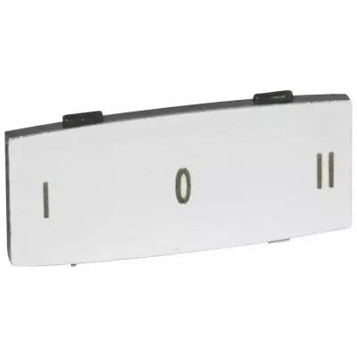 Osmoz �tiquette - insert - avec texte - alu - petit mod�le - ''I O II'' (024332)