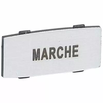 Osmoz �tiquette - insert - avec texte - alu - petit mod�le - ''MARCHE'' (024333)