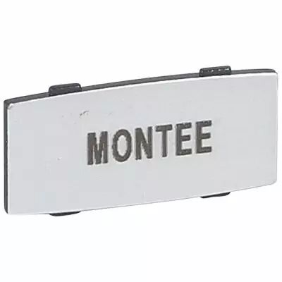 Osmoz �tiquette - insert - avec texte - alu - petit mod�le - ''MONTEE'' (024336)