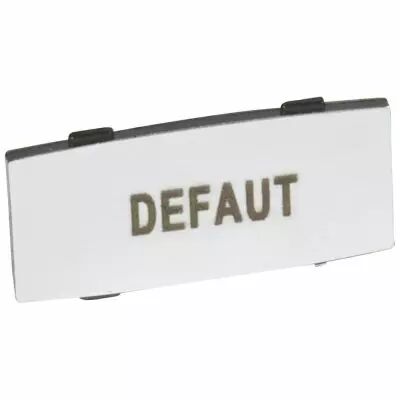 Osmoz �tiquette - insert - avec texte - alu - petit mod�le - ''DEFAUT'' (024341)