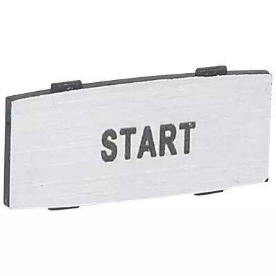 Osmoz �tiquette - insert - avec texte - alu - petit mod�le - ''START'' (024351)