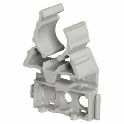 Lyre pour tube IRL �40 - gris - fixation par cloueur type Pulsa 700E (031374)
