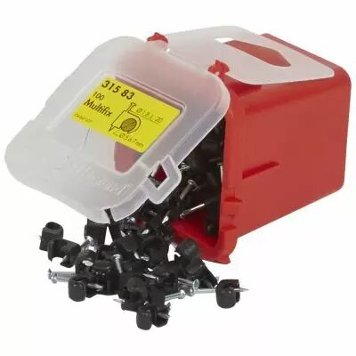 Attache Multifix - c�ble �5 � 7 - noir (031583)