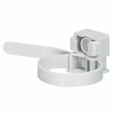 Collier � embase - utilisation int - pour tube �16 � 32 - gris RAL 7035 (031900)