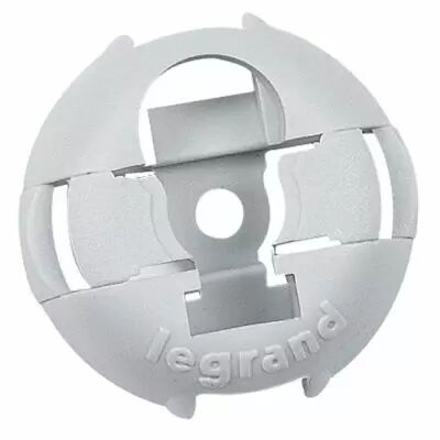 Embase pour collier - fixable par cloueur ou par vis � 4 mm - gris RAL 7035 (031899)
