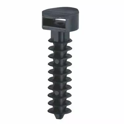 Embase � cheville standard - prot�g� UV - noir (031955)