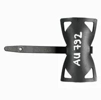 Plaque signal�tique - pour collier installation l 7,6 maxi - noir (031981)