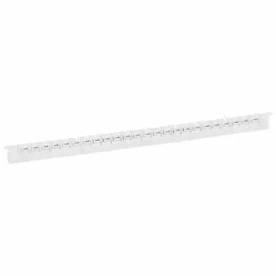 Rep�re M�mocab - l 2,3 mm - �criture noire sur fond blanc - chiffre 1 (037781)