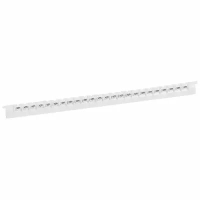 Rep�re M�mocab - l 2,3 mm - �criture noire sur fond blanc - chiffre 6 (037786)