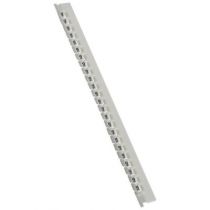 Réglette Mémocab - code coul international - l 2,3 mm - chiffre 9 - blanc (037803)