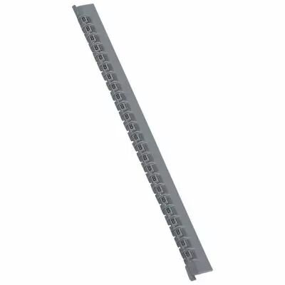 R�glette M�mocab - code coul international - l 2,3 mm - chiffre 8 - gris (037804)
