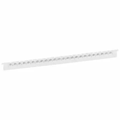R�glette M�mocab - l 2,3 mm - �criture noire sur fond blanc - lettre majuscule G (037832)
