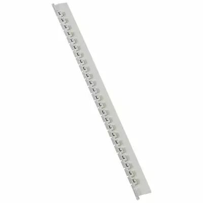 R�glette M�mocab - l 2,3 mm - �criture noire sur fond blanc - lettre majuscule L (037837)