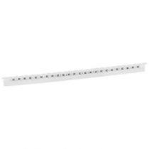 Réglette Mémocab - l 2,3 mm - écriture noire sur fond blanc - lettre majuscule M (037838)