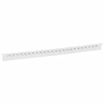 R�glette M�mocab - l 2,3 mm - �criture noire sur fond blanc - lettre majuscule P (037841)